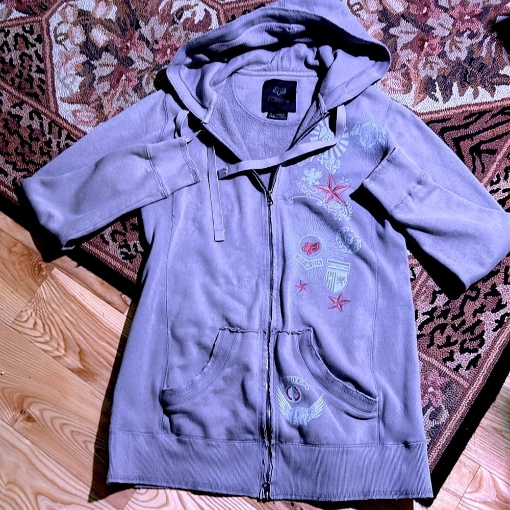 FOX Girls SZ X-Large NWOT  Color:  Grey